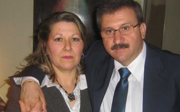 Girolamo Errante Parrino con la moglie