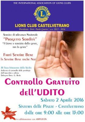 controllo udito castelvetrano