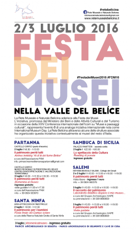 locandina festa dei musei